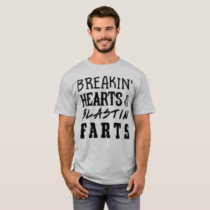 T-shirt Coeurs de cambriolage et pets de blastin