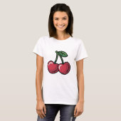 T-shirt Cœurs de cerise (Devant entier)