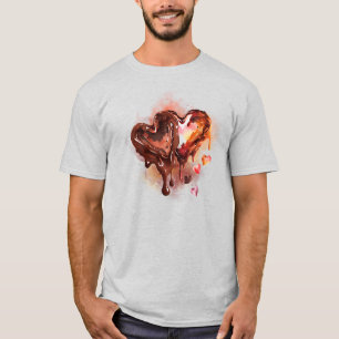 T-shirt Coeurs de chocolat