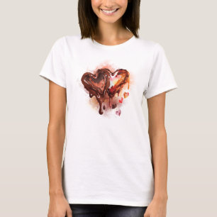 T-shirt Coeurs de chocolat