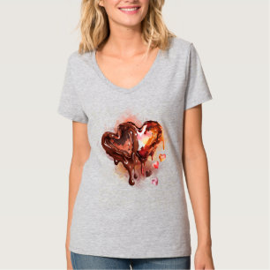 T-shirt Coeurs de chocolat