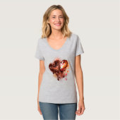 T-shirt Coeurs de chocolat (Devant entier)