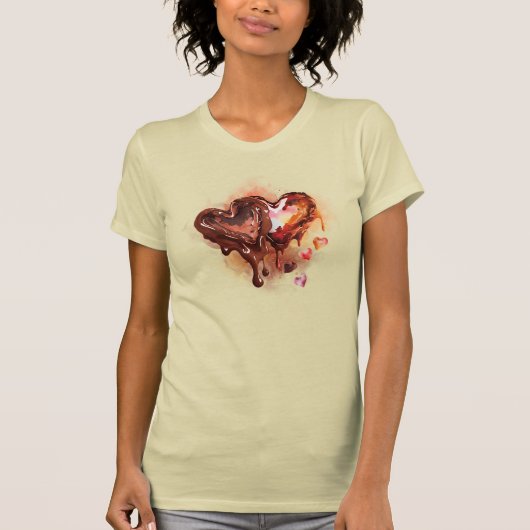 T-shirt Coeurs de chocolat (Devant)