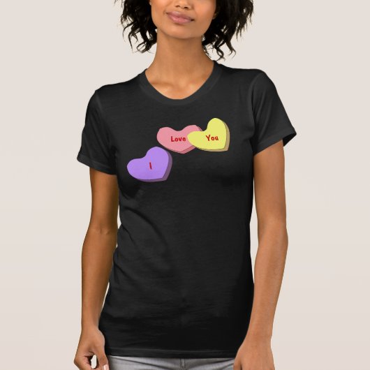 T-shirt Coeurs de conversation (Devant)