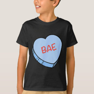 T-shirt Cœurs de conversation de la Saint-Valentin «bae»