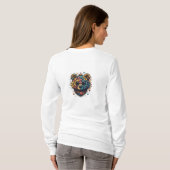 T-Shirt Coeurs De Cuddle. (Dos entier)