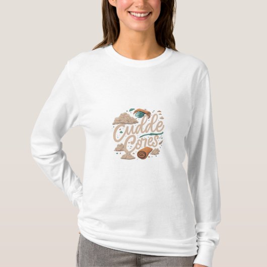 T-Shirt Coeurs De Cuddle. (Devant)