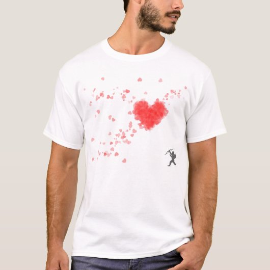 T-shirt Coeurs de cupidon (Devant)