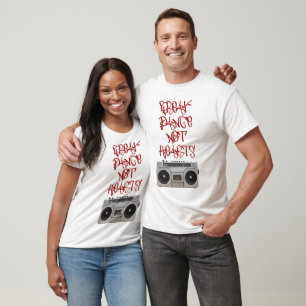T-shirt Coeurs de danse de coupure pas