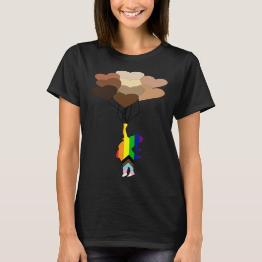 T-shirt Coeurs de diversité (Devant)