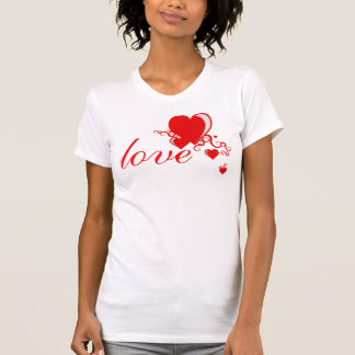 T-shirt coeurs de gribouillis