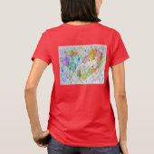 T-shirt Coeurs de la communauté Couleur Amour Artiste Chem (Dos)