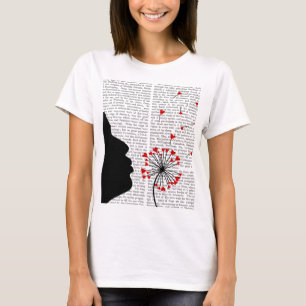 T-shirt Coeurs de pissenlit