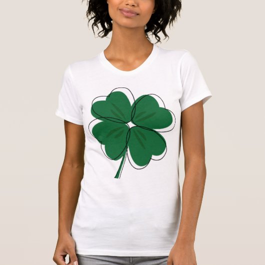 T-shirt Coeurs de shamrock (Devant)