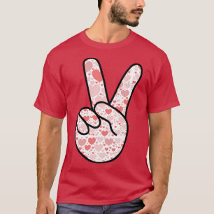 T-shirt Coeurs des signes V