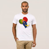 T-shirt Coeurs du Portugal et des Açores (Devant entier)