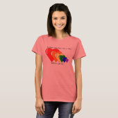 T-SHIRT COEURS EN COURS (Devant entier)