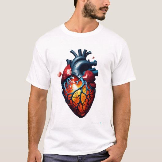 T-shirt Coeurs en Harmonie" (Devant)