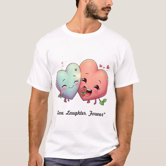 T-shirt "Coeurs en harmonie" (Devant)