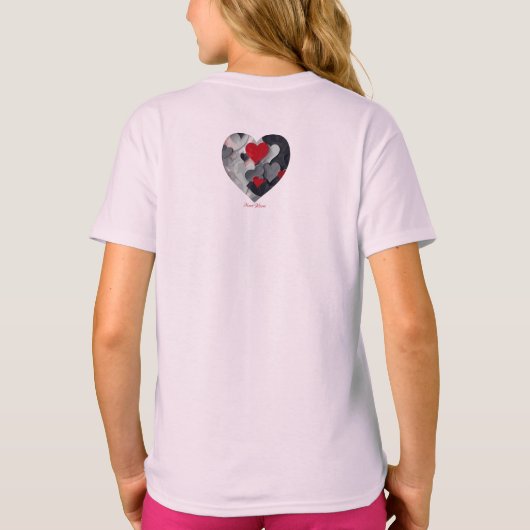 T-shirt Coeurs enchantés (Dos)