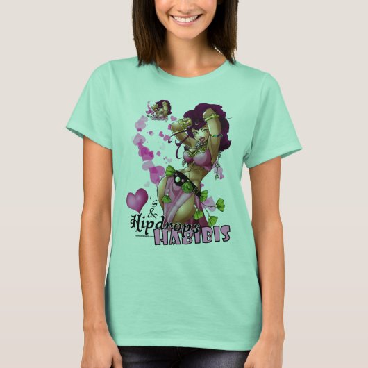 T-shirt Coeurs et Hipdrops (Devant)