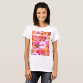 T-shirt Coeurs et lèvres (Devant entier)
