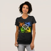 T-shirt Coeurs Iridescente Polka sans soudure Point Art Ab (Devant entier)