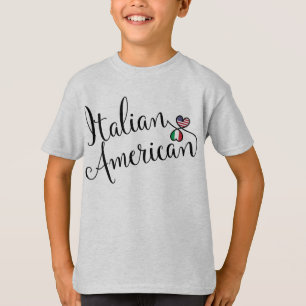 T-shirt Coeurs italiens-américains