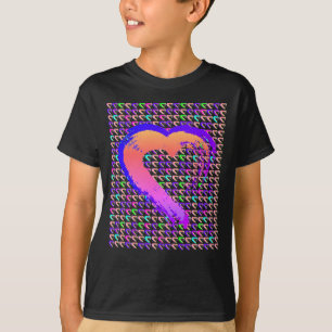 T-shirt Coeurs lumineux