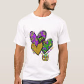 T-shirt Coeurs Mardi Gras (Devant)