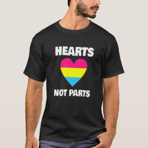 T-shirt Coeurs non parties Pansexual Fierté Pan LGBT