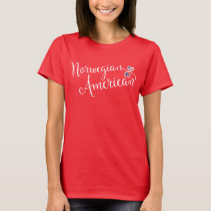 T-shirt Coeurs norvégiens et américains