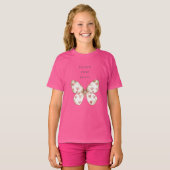 T-shirt Coeurs papillons (Devant entier)