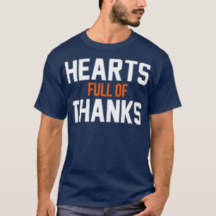 T-shirt Coeurs pleins de remerciements