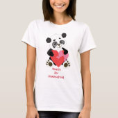 T-shirt Coeurs pour Homeschool Panda Bear (Devant)