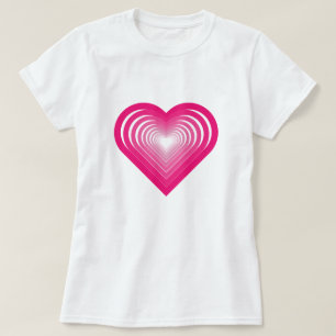 T-shirt Coeurs roses