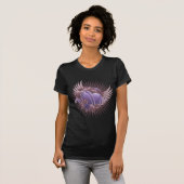 T-shirt Coeurs Roses et ailes (Devant entier)