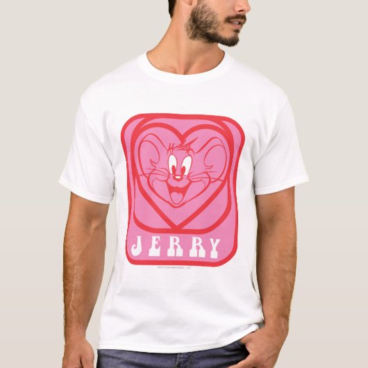 T-shirt Coeurs roses Jerry (Devant)