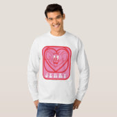 T-shirt Coeurs roses Jerry (Devant entier)