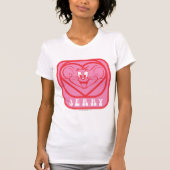 T-shirt Coeurs roses Jerry (Devant)