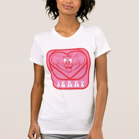 T-shirt Coeurs roses Jerry (Devant)