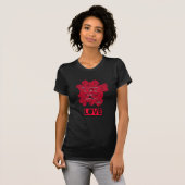 T-shirt Cœurs rouges (Devant entier)