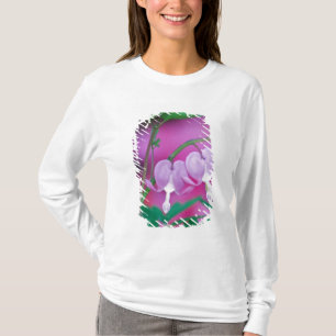 T-shirt Cœurs saignants se reliant dans le jardin. Crédit