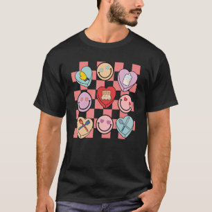 T-shirt Coeurs super Amour Déjeuner Dame Saint Valentin Te