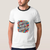 T-shirt Coeurs unis Spirits libres (Devant)