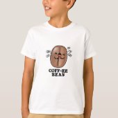 T-shirt Coff-ee Funny Coussin Coffee Bean Pun (Devant)