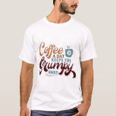 T-shirt Coffee a Day for Coffee Lover Gift  (Devant)