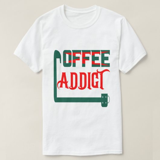 T-shirt Coffee Addcit (Design devant)