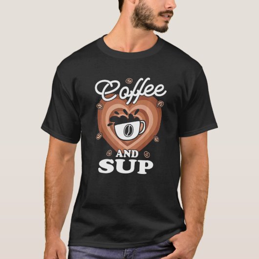 T-shirt Coffee And SUP (Devant)