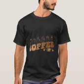 T-shirt Coffee Asl American Sign Language Deaf Awareness S (Devant)